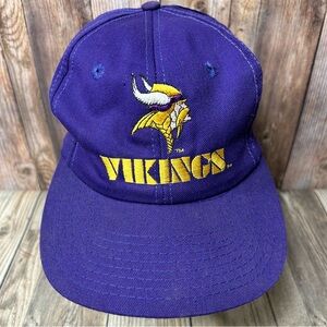 Vintage Eastport NFL by Starter Minnesota Vikings Purple Snapback Hat Cap